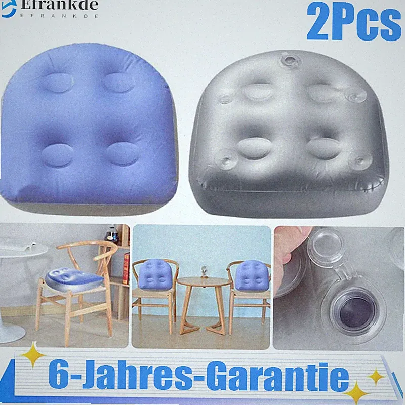 2 Stk Multifunktionale Spa Tub Booster Sitzkissen Aufblasbares Pad Massagematte