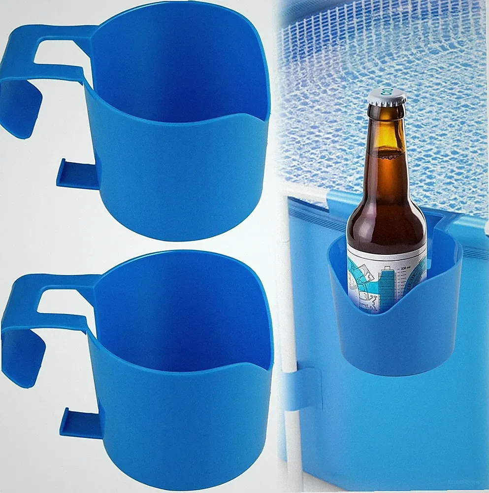 2 Stück Pool Getränkehalter, Multifunktionaler Pool Zubehör, Whirlpool Ge