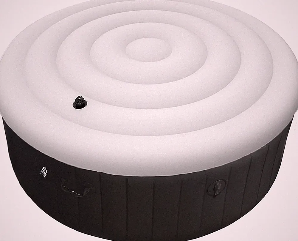 Aufblasbare Whirlpoolabdeckung 135 cm Reißfest Regenfest VniYors