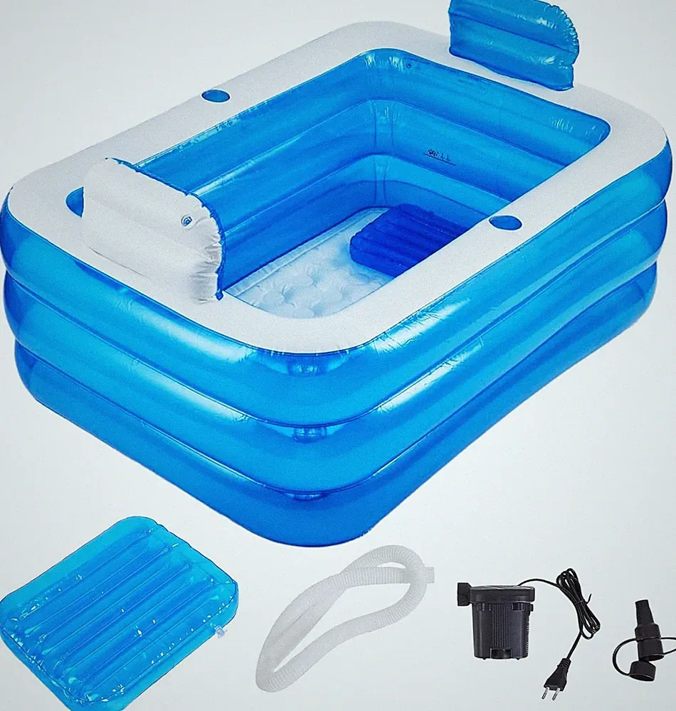 Aufblasbarer Pool,Badewanne Faltbare Aufblasbar Für Erwachsene,Whirlpool Outdoor