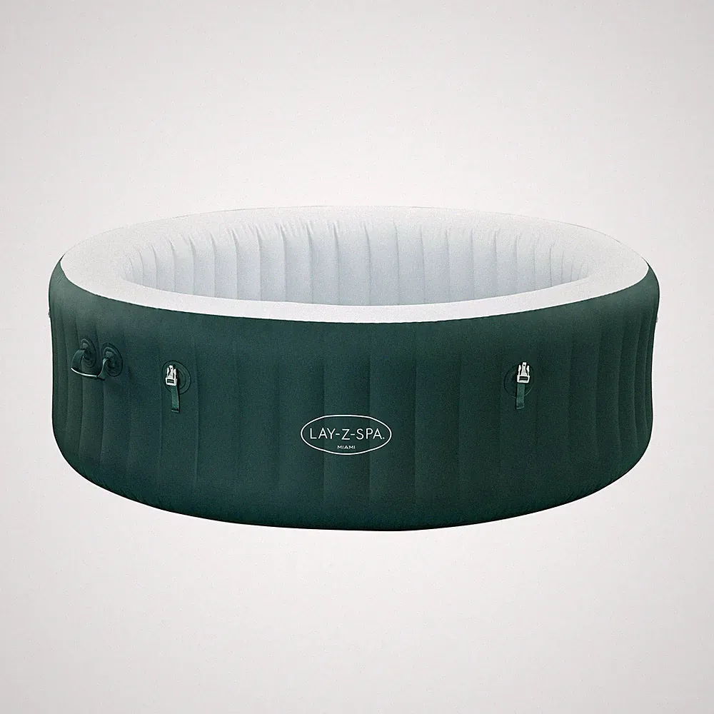 Bestway® LAY-Z-SPA Miami AirJet Ersatzbecken Poolfolie Grün ohne Pumpe 196x66cm
