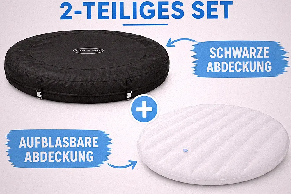 whirlpool abdeckung aufblasbar lay-z-spa miami bestway