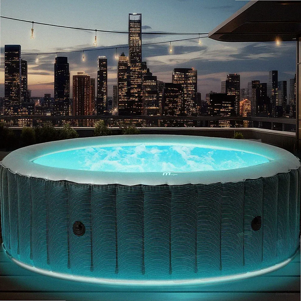 Whirlpool aufblasbar mit LED-Beleuchtung