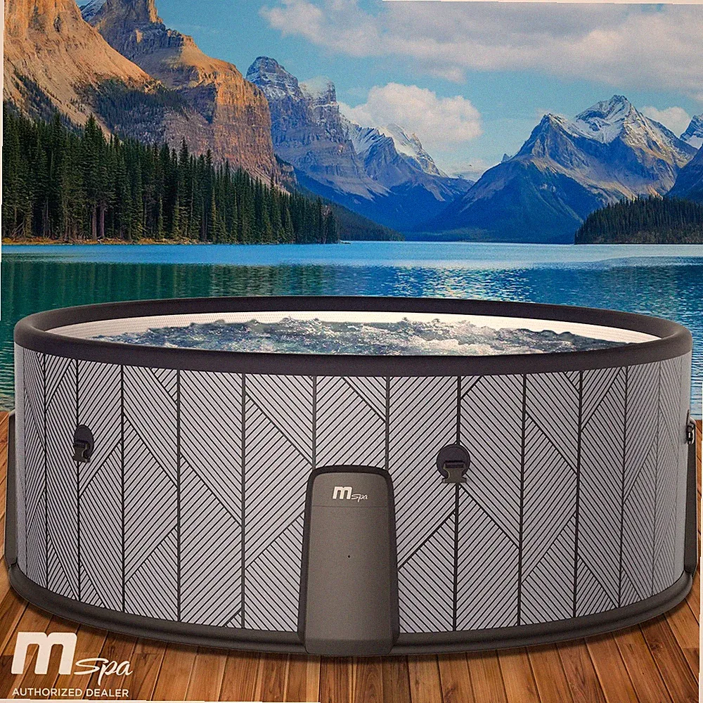 BRAST Whirlpool aufblasbar MSpa Tidal für 6 Personen | Ø173x65cm | In- Outdoor