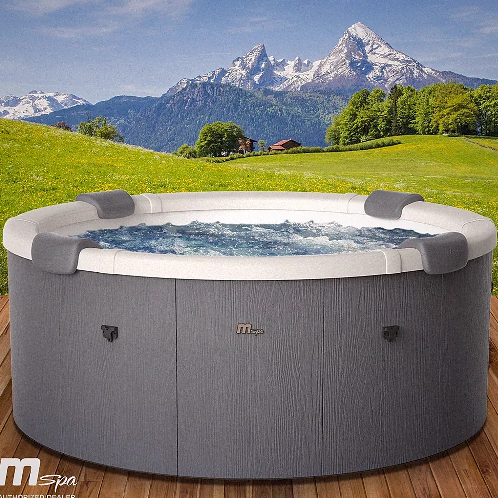 BRAST Whirlpool MSpa Denver für 6 Personen mit Fester Außenwand | Ø182x70cm