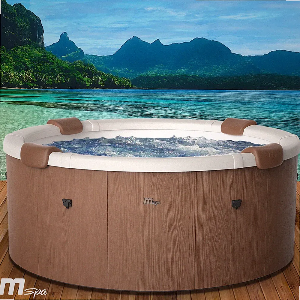 BRAST Whirlpool MSpa Rova für 6 Personen mit Fester Außenwand | Ø182x70cm