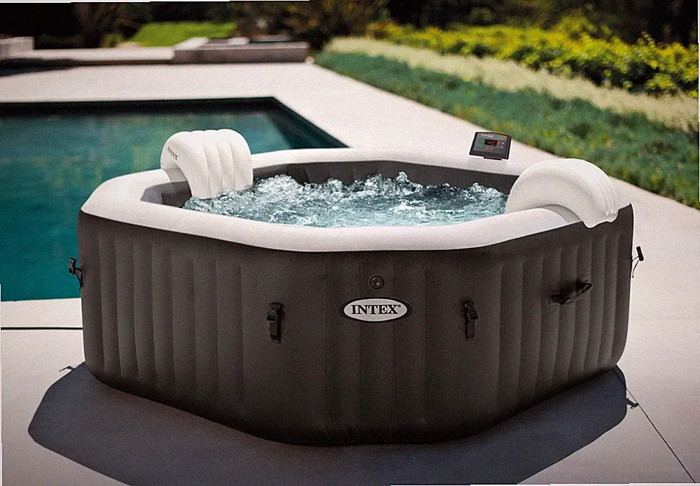 HAF PureSpa DeLuxe HWS 800 Aufblasbarer Whirlpool Outdoor für 4 Personen