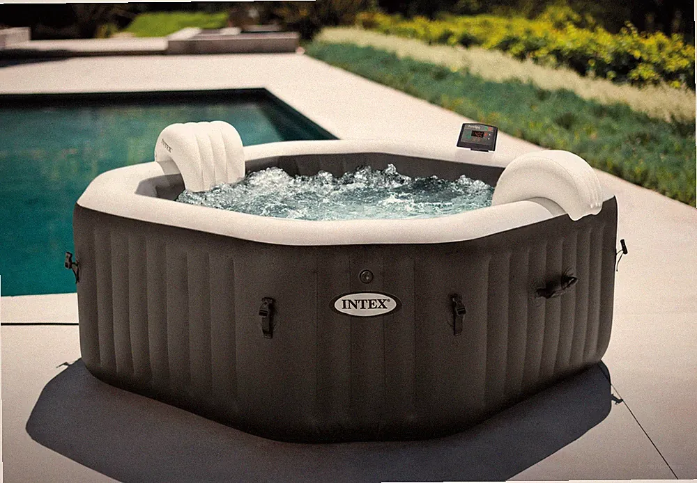HAF PureSpa DeLuxe HWS 800 Aufblasbarer Whirlpool Outdoor für 4 Personen