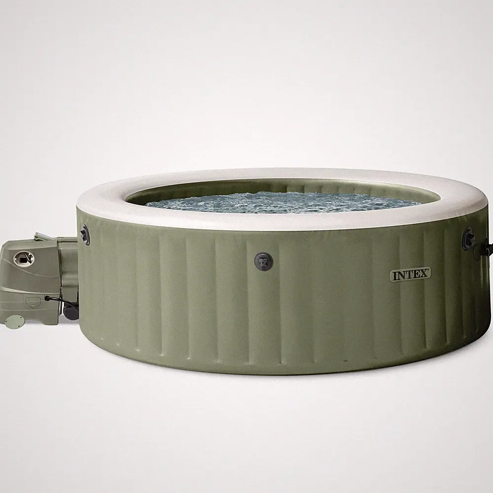 Intex 28426 Whirlpool Pure SPA Bubble Massage 196x71 cm aufblasbar 4 Personen