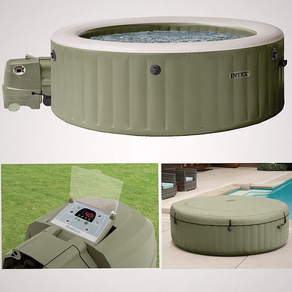 Intex 28428 Whirlpool Pure SPA Bubble Massage 216x71 cm aufblasbar 6 Personen