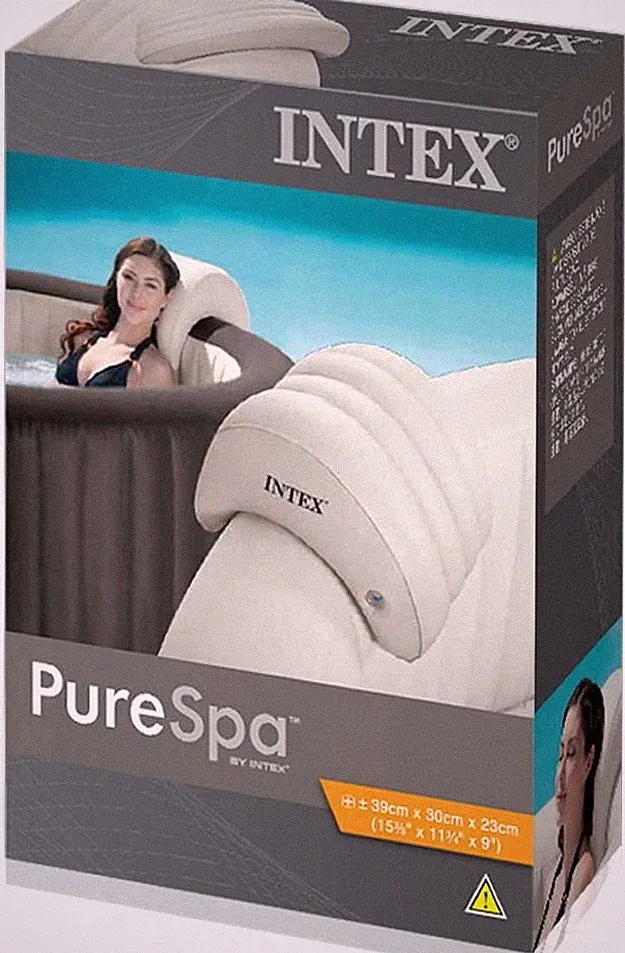 Intex Aufblasbare Kopfstütze für Pure SPA Whirlpools beige 29 x 30 cm -NEU & OVP