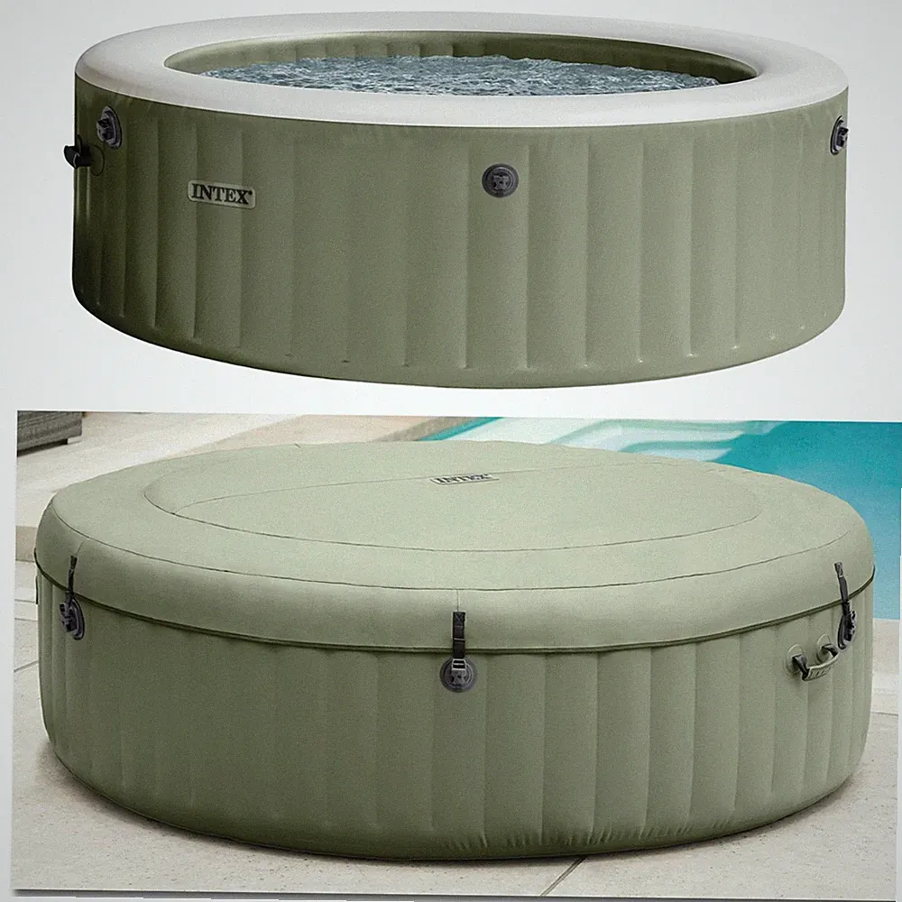 INTEX Whirlpool Pure SPA 216x71 Bubble Massage für 6 Personen Kalkschutz