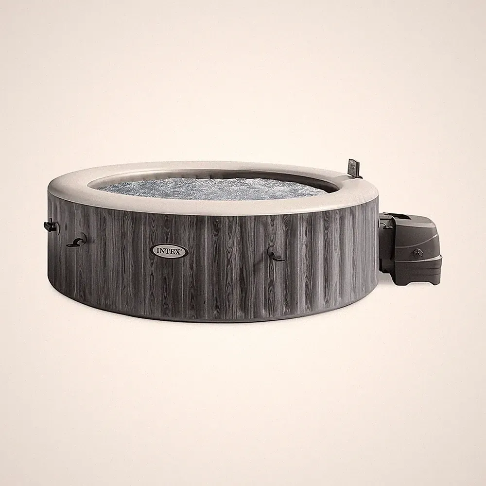 INTEX Whirlpool PureSPA Bubble Greywood Deluxe 6 Pers. 216x71cm App 28442NP