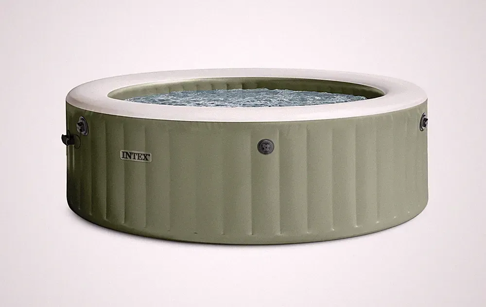 INTEX Whirlpool PureSPA Bubble Massage rund 216x71cm Spa aufblasbar 6 Personen