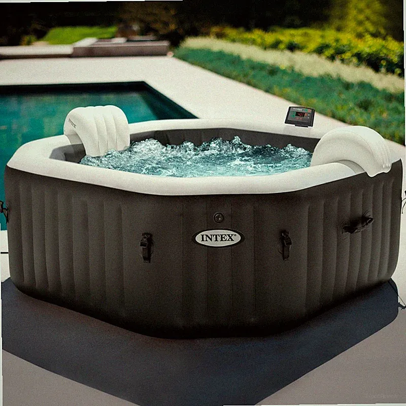 Intex Whirlpool PureSpa Ø 201x71cm Pool Badewanne 4 Personen Whirlwanne Outdoor