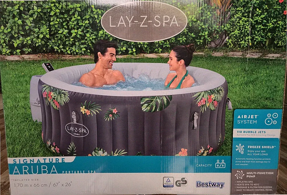 Lay-Z-Spa Aruba – aufblasbarer Whirlpool | Neu & OVP | 2–3 Personen