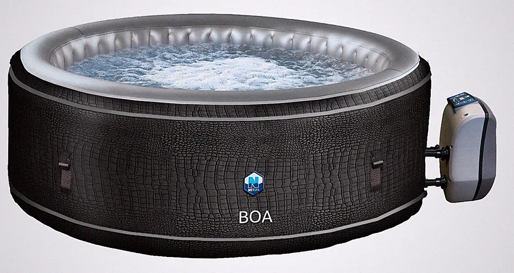 NetSpa BOA Whirlpool aufblasbar 5 Personen In-Outdoor Pool Rund 195 cm Pools