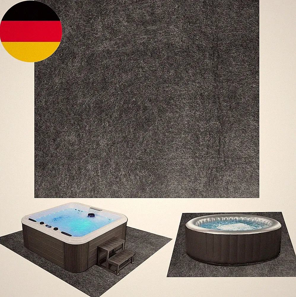 Pool Bodenplane,Poolunterlage Schwimmbecken Matte Rutschfest, Quadratische Boden