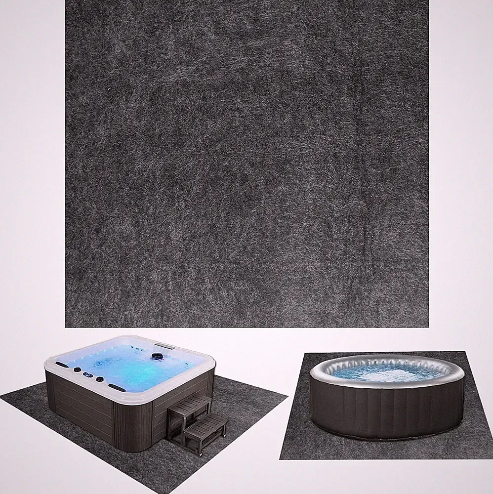 Pool Bodenplane,Poolunterlage Schwimmbecken Matte Rutschfest, Quadratische Boden