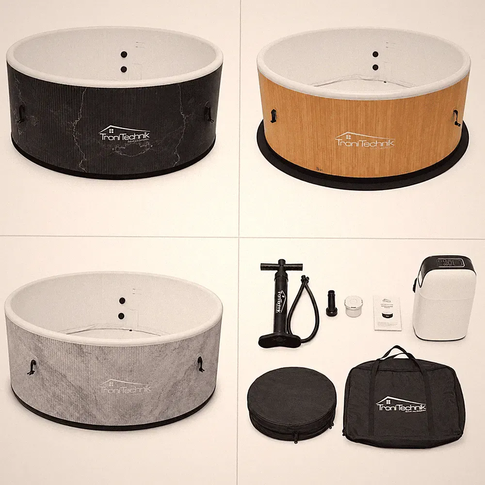 TroniTechnik Whirlpool aufblasbar Outdoor Pool Wellness Spa Massage ∅180
