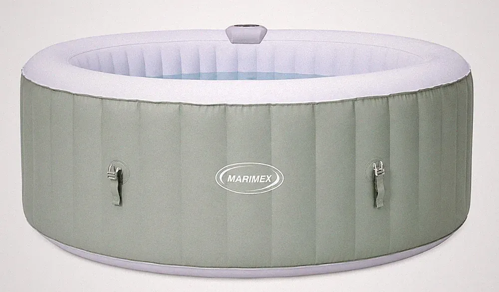 Whirlpool AQUAMAR 4881 Hot Tub grün Sprudel Massage 4 Personen Aufblasbar Pool