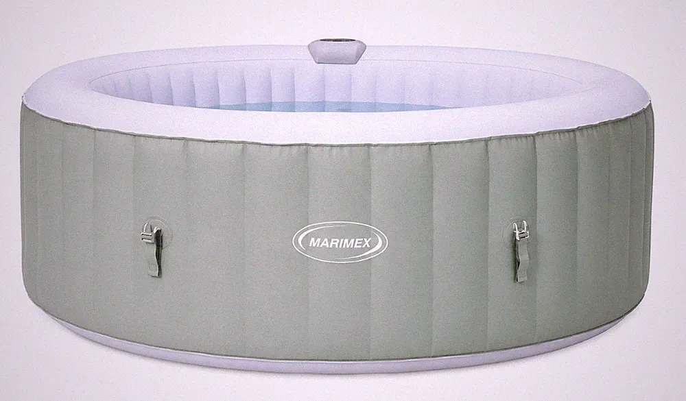 Whirlpool AQUAMAR 4881 Hot Tub grün Sprudel Massage Aufblasbar 4 Personen Pool