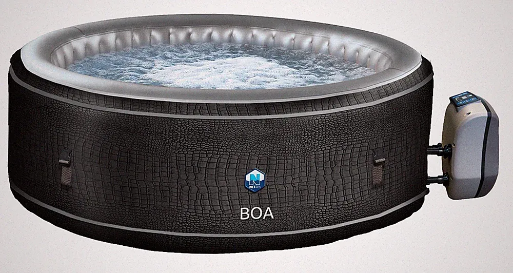 Whirlpool aufblasbar BOA Jung 5 Personen In-Outdoor Pool Rund 195 cm Pools