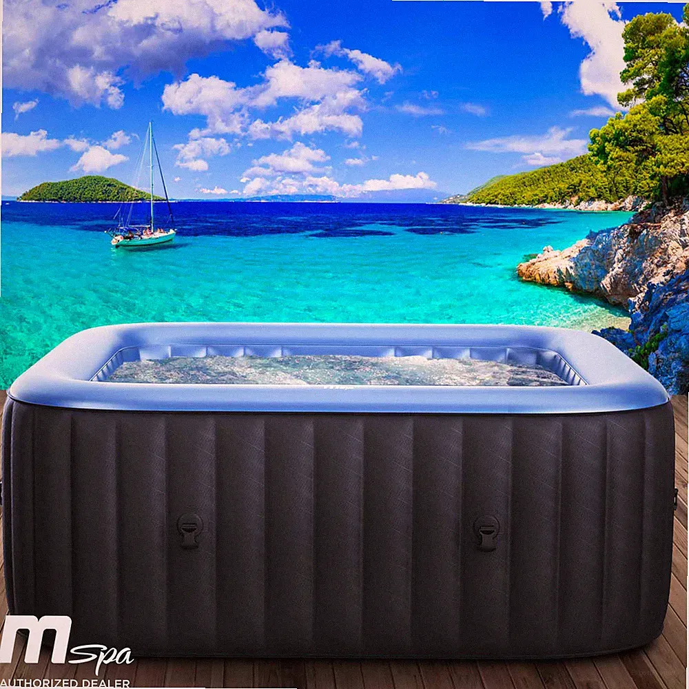 Whirlpool aufblasbar MSpa Tekapo 6 Personen In-Outdoor Pool 185x185cm 2.Wahl