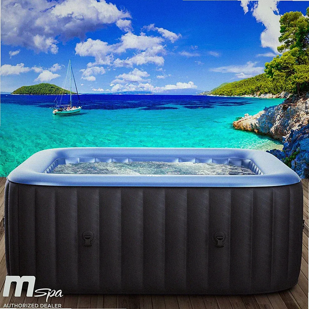 Whirlpool aufblasbar MSpa Tekapo Comfort 6 Personen In-Outdoor Pool 185x185cm 1W