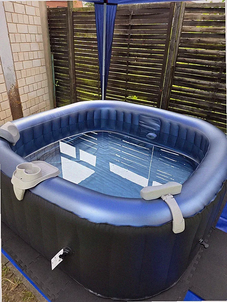Whirlpool aufblasbar MSpa Tekapo Comfort 6 Personen In-Outdoor Pool 185x185cm