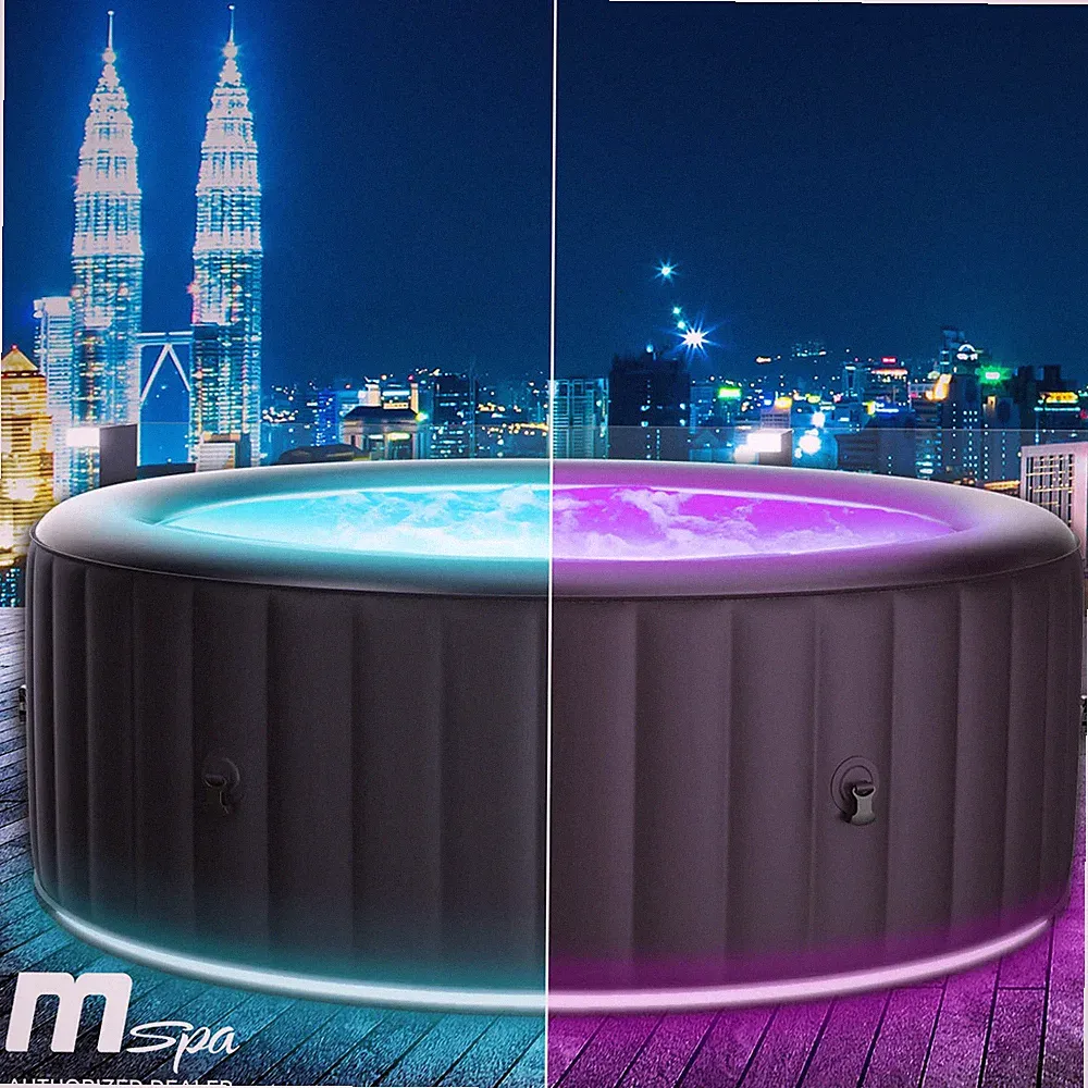 Whirlpool MSpa AURORA 6 Personen - LED Beleuchtung aufblasbar Ø204x70cm - 2.Wahl