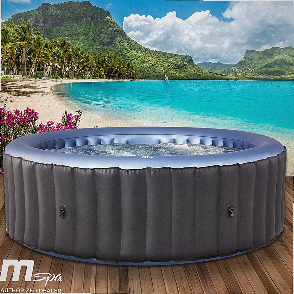 Whirlpool MSpa BERGEN 4 Personen aufblasbar Pool Wellness Spa Ø180x70cm 2.Wahl