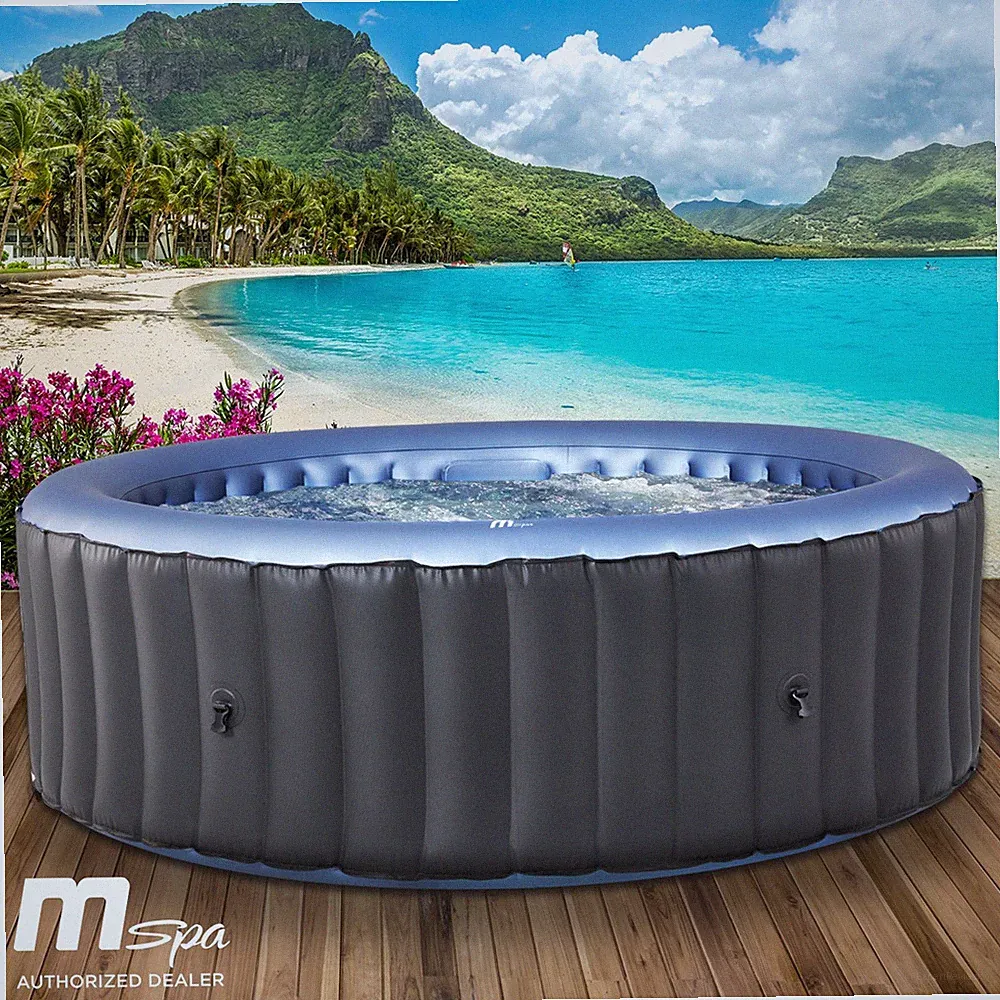 Whirlpool MSpa BERGEN 4 Personen aufblasbar Pool Wellness Spa Ø180x70cm 2.Wahl