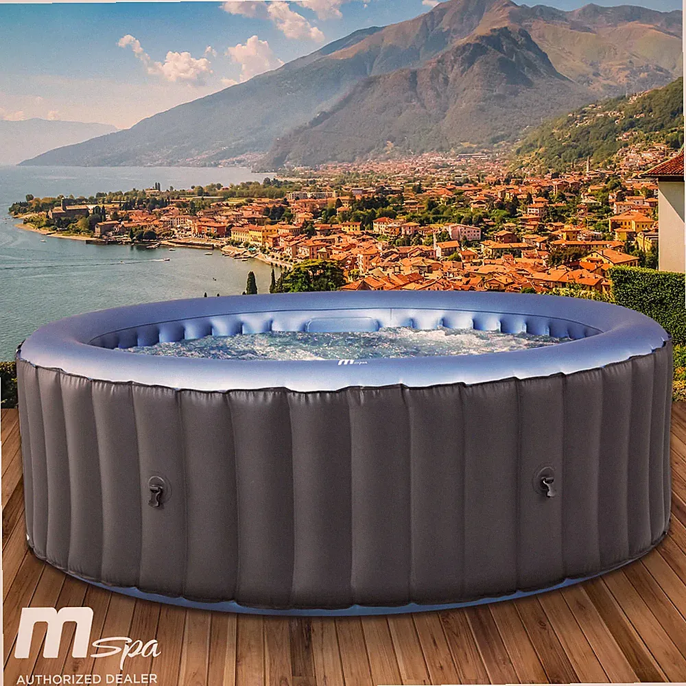 Whirlpool MSpa BERGEN 8 Personen Ø224x70cm aufblasbar Pool Wellness Spa 2.Wahl