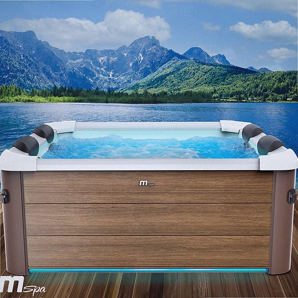 Whirlpool MSpa Oslo Amber 6 Personen mit fester Außenwand 160x160x65cm