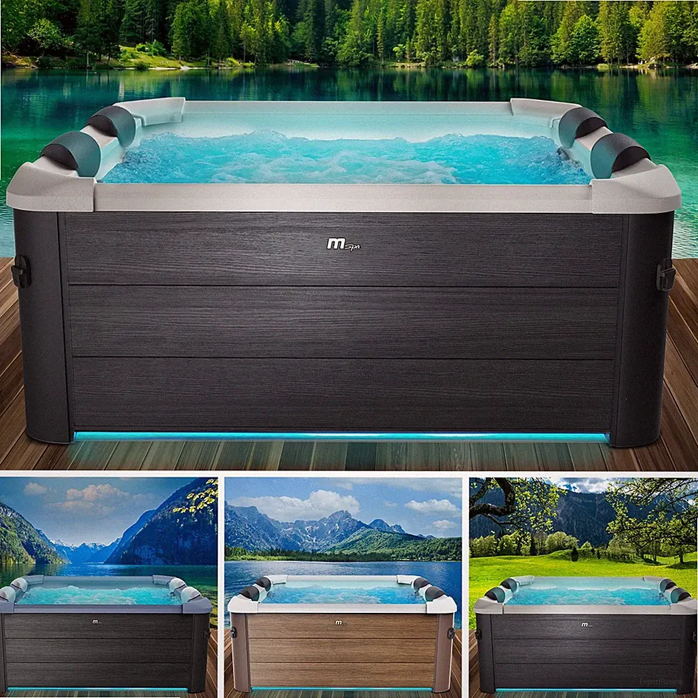 Whirlpool MSpa Oslo | Oslo Aero Plus | Sapphire & Amber mit fester Außenwand 1W
