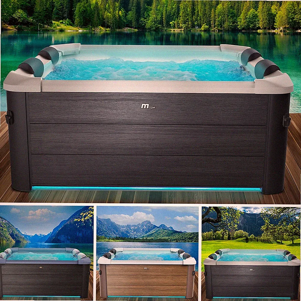 Whirlpool MSpa Oslo | Oslo Aero Plus | Sapphire & Amber mit fester Außenwand