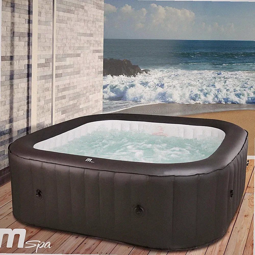Whirlpool MSpa Vito 6 Personen aufblasbar Pool Spa 185x185x68cm 2.Wahl
