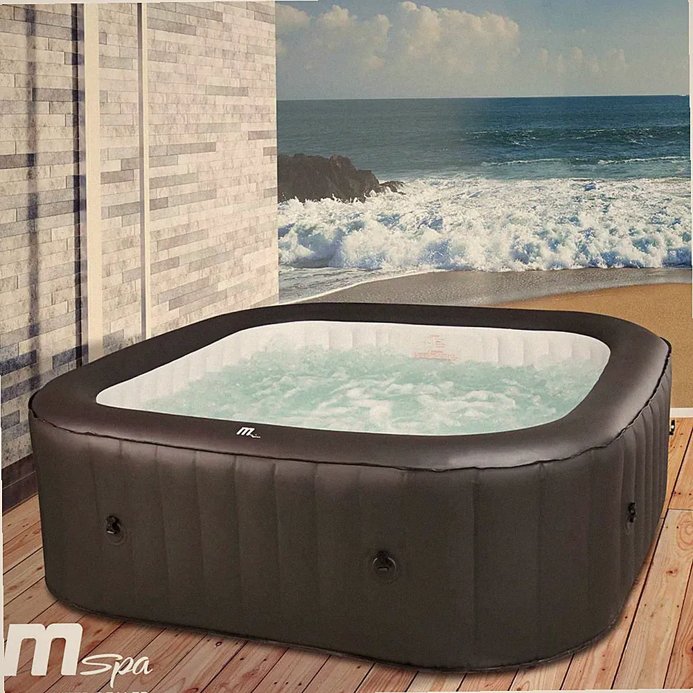 Whirlpool MSpa Vito 6 Personen aufblasbar Pool Wellness Spa 185x185x68cm 2.Wahl